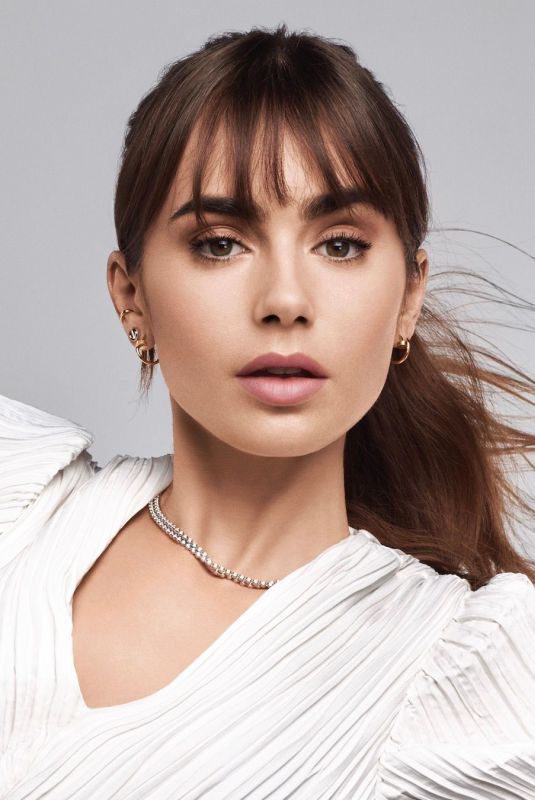 LILY COLLINS for Lancome Tien Idole Ultra Wear, November 2022