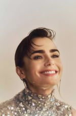 LILY COLLINS for Porter Magazine by Net-a-porter, December 2022