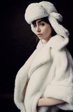 LILY COLLINS for Vogue Magazine, Greece January 2023