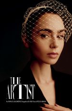 LILY COLLINS in Harper