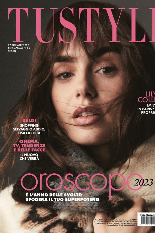 LILY COLLINS in Tu Style Magazine, December 2022