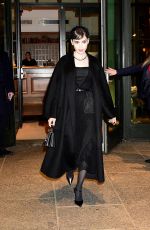 LILY COLLINS Leaves Her Hotel in New York 12/12/2022