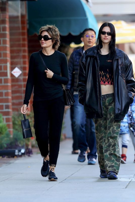 LISA RINNA and AMELIA HAMLIN Out in Los Angeles 12/22/2022
