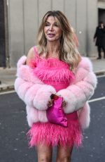 LIZZIE CUNDY Arrives at TRIC Christmas Lunch 2022 in London 12/06/2022
