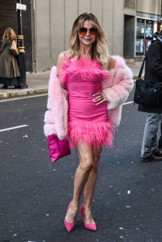 LIZZIE CUNDY Arrives at TRIC Christmas Lunch 2022 in London 12/06/2022