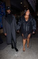 LIZZO Arrives at a Q&A at Grammy Museum in Los Angeles 12/14/2022