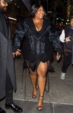 LIZZO Arrives at a Q&A at Grammy Museum in Los Angeles 12/14/2022