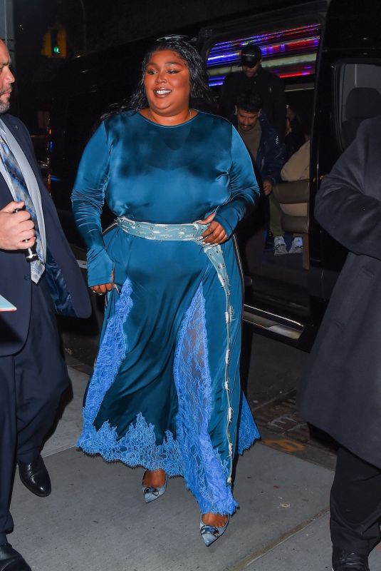 LIZZO Arrives at Buddakan for SNL Afterparty in New York 12/17/2022