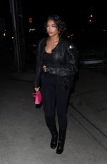 LORI HARVEY Arrives at Giorgio Baldi in Santa Monica 12/14/2022