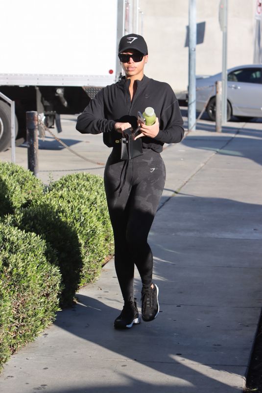 LORI HARVEY Out for Lunch in West Hollywood 12/12/2022