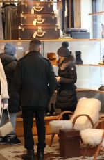 LORI LOGHLIN and Mossimo Giannulli Shopping at Louis Vuitton Store in Aspen 12/30/2022