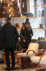 LORI LOGHLIN and Mossimo Giannulli Shopping at Louis Vuitton Store in Aspen 12/30/2022
