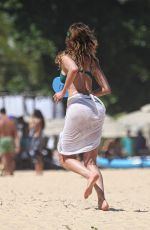 LUCIANA GIMENEZ in Bikini on the Beach in Trancoso 12/30/2022