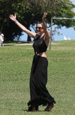 LUCIANA GIMENEZ on the Set of a Photoshoot in Trancoso 12/28/2022