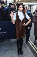 LUCREZIA MILLARINI Arrives at Tric Christmas Lunch 2022 in London 12/06/2022