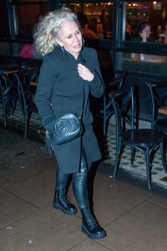LUCY BENJAMIN Night Out in Soho 12/19/2022