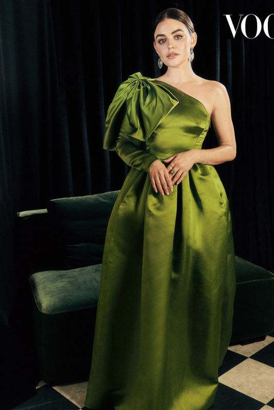 LUCY HALE fr Vogue Arabia Red Sea International Film Festival Portrait, December 2022