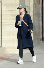 LUCY HALE Out Shopping at Veronica Beard in West Hollywood 12/17/2022