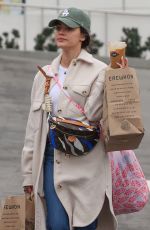 LUCY HALE Shopping at Erewhon Market in Studio City 12/30/2022