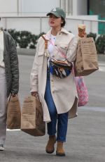 LUCY HALE Shopping at Erewhon Market in Studio City 12/30/2022