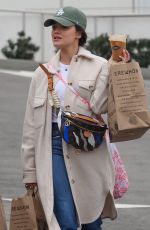 LUCY HALE Shopping at Erewhon Market in Studio City 12/30/2022
