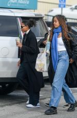 MALI OBAMA Out with Friend at Earth Bar in Los Angeles 12/10/2022