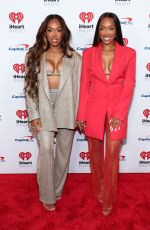  MALIKA and KHADIJAH HAQQ at iHeartRadio Jingle Ball in Los Angeles 12/02/2022
