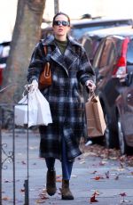 MANDY MOORE Out Shopping in New York 12/10/2022