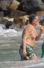 MAR FLORES Out at a Beach in St Barts 12/28/2022