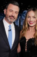 MARGOT ROBBIE at Jimmy Kimmel Live 12/14/2022