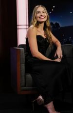 MARGOT ROBBIE at Jimmy Kimmel Live 12/14/2022