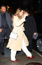 MARGOT ROBBIE Leaves Regal 13 in New York 12/11/2022