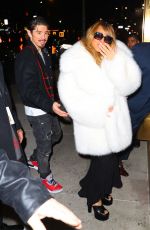 MARIAH CAREY After Madison Square Garden Performance in New York 12/13/2022