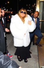 MARIAH CAREY After Madison Square Garden Performance in New York 12/13/2022