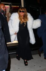 MARIAH CAREY After Madison Square Garden Performance in New York 12/13/2022
