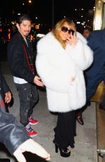 MARIAH CAREY After Madison Square Garden Performance in New York 12/13/2022