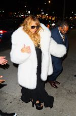 MARIAH CAREY After Madison Square Garden Performance in New York 12/13/2022