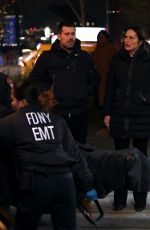 MARISKA HARGITAY on the Set of Law and Arder: SVU in New York 12/05/2022