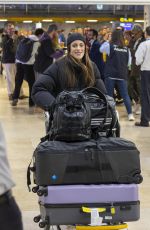 MARTINA STOESSEL Arrives in Madrid 12/27/2022
