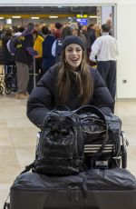 MARTINA STOESSEL Arrives in Madrid 12/27/2022