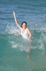 MAYA HAWKE in Swimsuit on Vacatin in St. Barths 12/26/2022