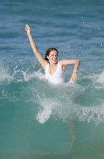 MAYA HAWKE in Swimsuit on Vacatin in St. Barths 12/26/2022