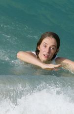 MAYA HAWKE in Swimsuit on Vacatin in St. Barths 12/26/2022