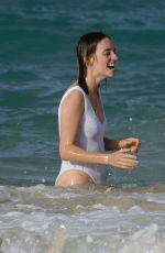 MAYA HAWKE in Swimsuit on Vacatin in St. Barths 12/26/2022