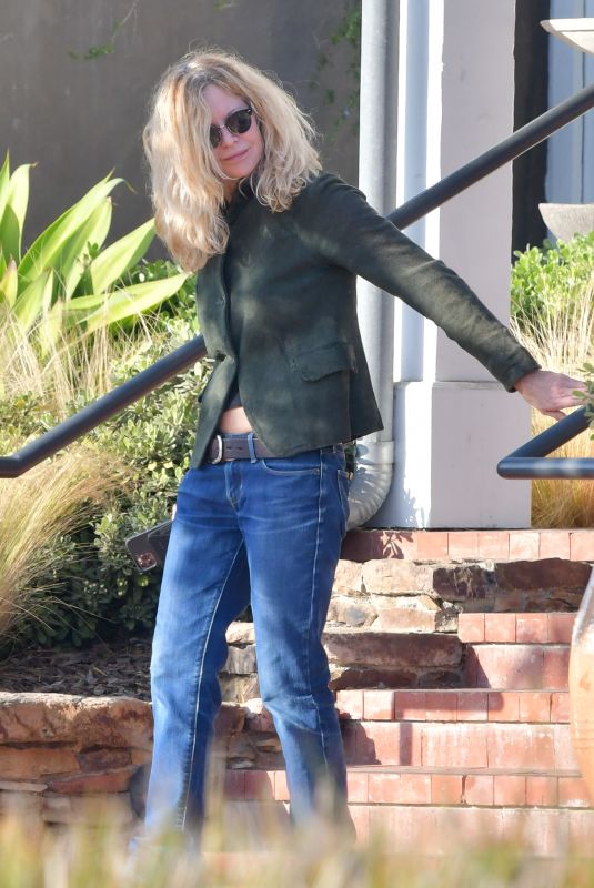 MEG RYAN Out Shopping in Los Angeles 11/29/2022