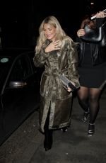 MEGAN BARTON HANSON Arrives at Her Hotel in London 12/08/2022