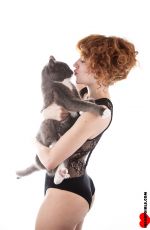 MEGAN DUFFY - iHeartgirls Wine and Cats Photoshoot, February 2013