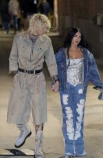 MEGAN FOX and Machine Gun Kelly Leaves Jimmy Kimmel in Los Angeles 12/07/2022