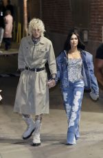 MEGAN FOX and Machine Gun Kelly Leaves Jimmy Kimmel in Los Angeles 12/07/2022