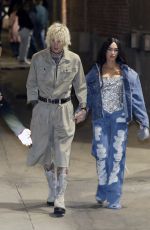 MEGAN FOX and Machine Gun Kelly Leaves Jimmy Kimmel in Los Angeles 12/07/2022
